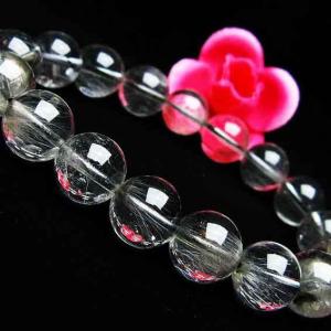 プラチナルチルクォーツ ブレスレット 18mm k117-35 : 誠安天然石専門