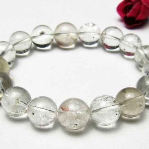 パイライトインクォーツ ブレスレット 11mm 一点物 211-1737 : 天然石