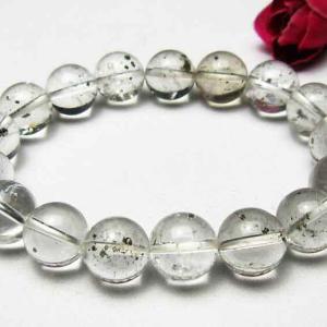 パイライトインクォーツ ブレスレット 11mm 一点物 211-1737 : 天然石