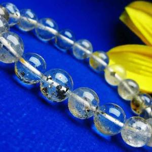 パイライトインクォーツ ブレスレット 15mm 一点物 211-2788 : 天然石