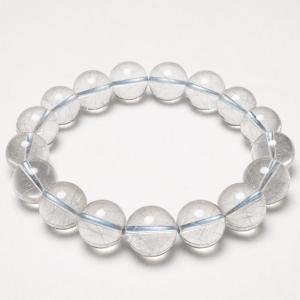 ブルー ルチルクォーツ ブレスレット 13mm 一点物 211-1914 : 天然石
