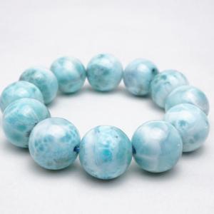 ラリマー ブレスレット ラリマール 本物 7mm 一点物 送料無料 111