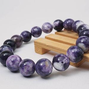 ティファニーストーン ブレスレット 9.5mm 17.5cm メンズM レディースL