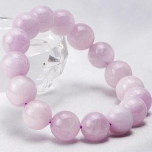 キャッツアイ クンツァイト 高品質 5A グレード ブレスレット 7.5mm