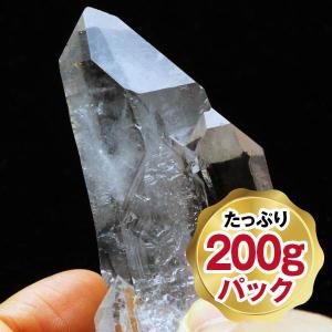 水晶原石 クラスター 200g パック アーカンソー州産 ランダム発送  772-12