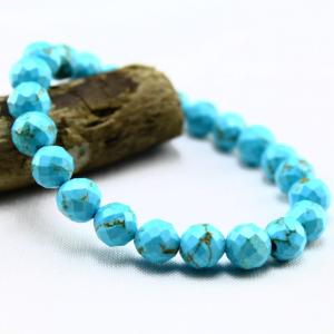 ハウライト ターコイズ トルコ石 ブレスレット 8mm ランダム発送