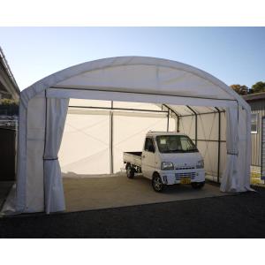 SHELLDOME バーチカル6ｘ4  [ シェルドーム テント 倉庫 物置 パイプ 車庫 仮設 農機具 トラクター ]