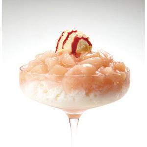 冷凍食品 スノーマン)ごろっと果実 桃のソース 200g