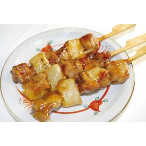 鳥梅)炭火やきとりモモネギ串(タレ)1.15kg(50本)
