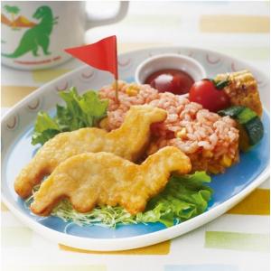 冷凍食品 ヨコオフーズ)恐竜チキンナゲット 500g