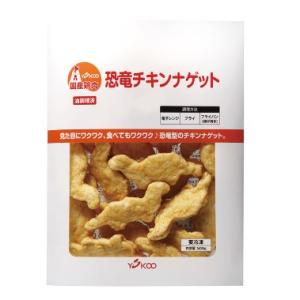 冷凍食品 ヨコオフーズ)恐竜チキンナゲット 500gの詳細画像1