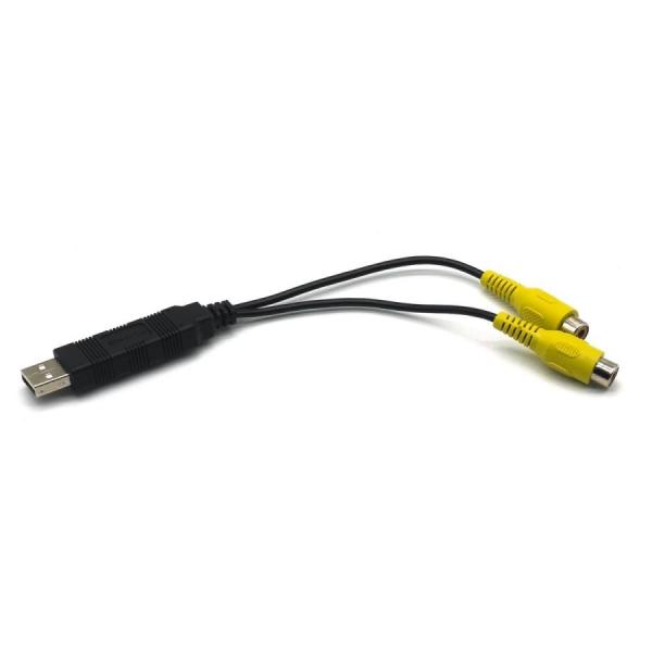USB TO RCA変換ケーブル KAR7S/KAR10C専用 USBポートをRCAに変換する チッ...