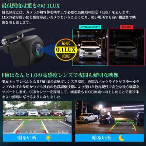 バックカメラ 水平180度 垂直140度 視野...の詳細画像5