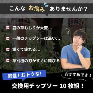 草刈り チップソー 255mm 替刃 10枚セ...の詳細画像2