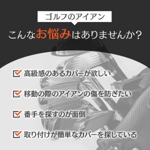 アイアンカバー ヘッドカバー セット アイアン...の詳細画像1
