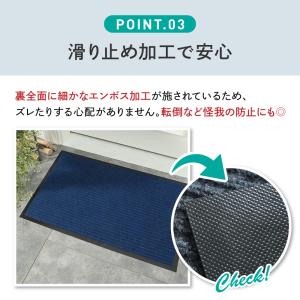 玄関マット 屋外 泥落とし おしゃれ 洗える ...の詳細画像5