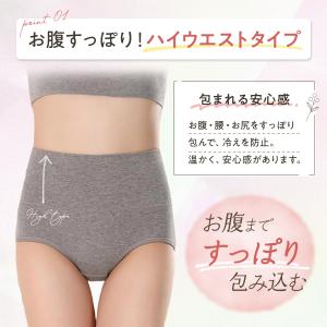 パンティ レディース ハイウエストショーツ 3...の詳細画像3