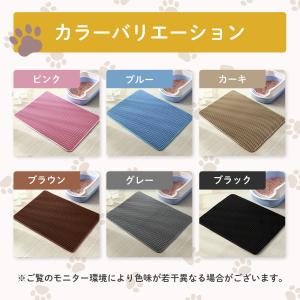 猫砂マット 猫砂 マット 砂取りトイレ 二重構...の詳細画像5