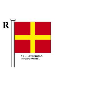 TOSPA 国際信号旗 文字旗 Alphabetical Flags【R】 2巾：90×120cm アクリル