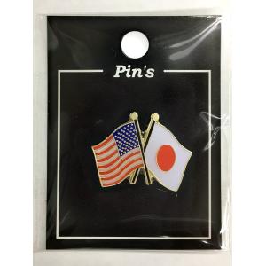TOSPA ピンバッジ2ヶ国友好 日本国旗 海軍旗 旭日旗 約20×20mm