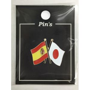 TOSPA ピンバッジ2ヶ国友好 日本国旗 イタリア国旗 約20×20mm : トスパ