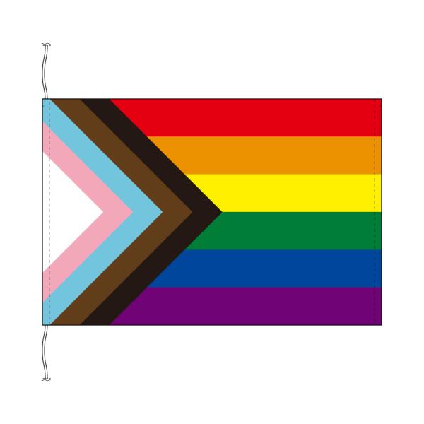 TOSPA プログレス プライド フラッグ Progress Pride Flag 16×24cm ...