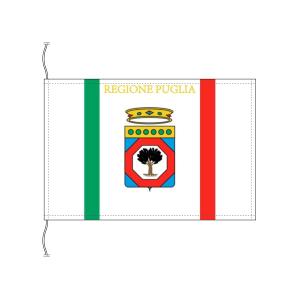 TOSPA イタリア 州旗 プッリャ州（卓上旗16×24cm ）｜tospashop