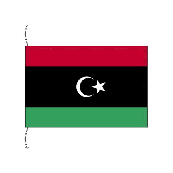 TOSPA リビア国旗（卓上旗16×24cm ）日本製