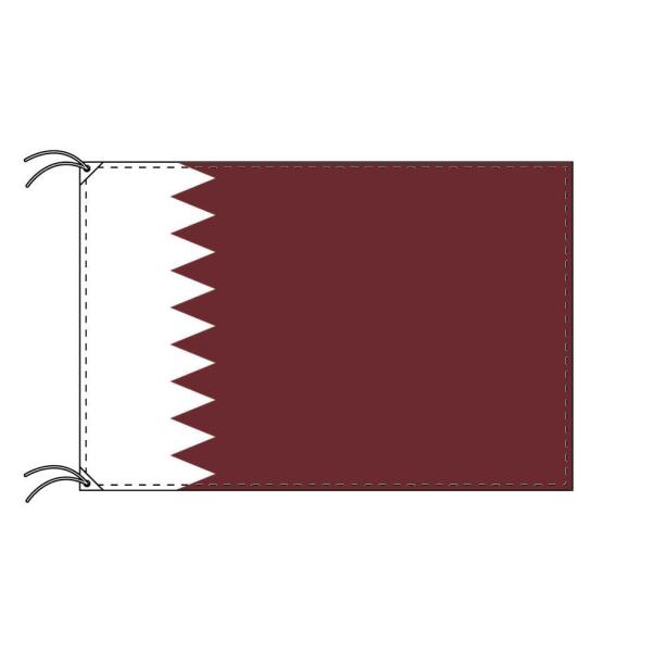 TOSPA カタール 国旗 70×105cm テトロン製 日本製 世界の国旗シリーズ