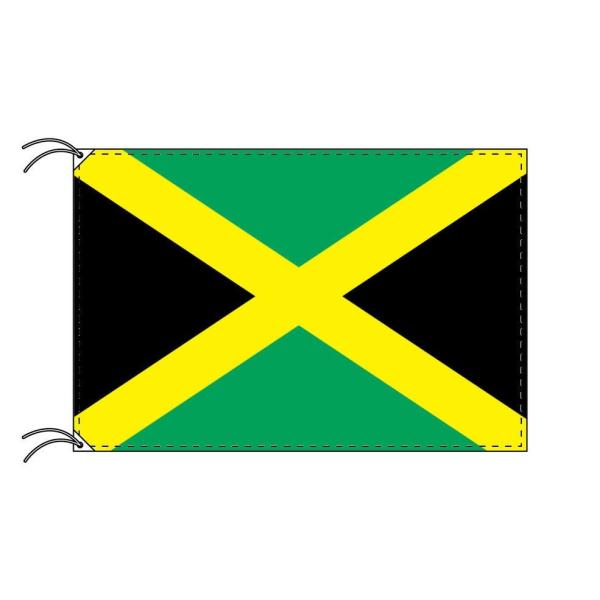 TOSPA ジャマイカ 国旗 70×105cm テトロン製 日本製 世界の国旗シリーズ