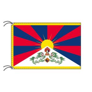 TOSPA チベット 自治区 旗 90×135cm テトロン製 日本製 世界の国旗シリーズ