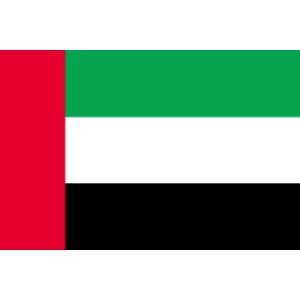 TOSPA アラブ首長国連邦 UAE 国旗 100×150cm テトロン製 日本製 世界の国旗シリーズ｜tospashop