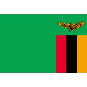 TOSPA ザンビア 国旗 100×150cm テトロン製 日本製 世界の国旗シリーズ｜tospashop
