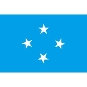 TOSPA ミクロネシア 国旗 100×150cm テトロン製 日本製 世界の国旗シリーズ｜tospashop