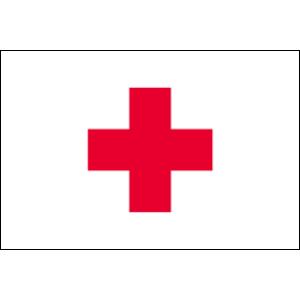 TOSPA 赤十字 旗 100×150cm テトロン製 日本製 世界の国旗シリーズ｜tospashop