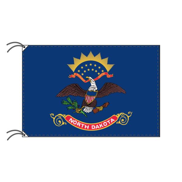 TOSPA ノースダコタ州旗 アメリカ合衆国の州旗 100×150cm 高級テトロン製