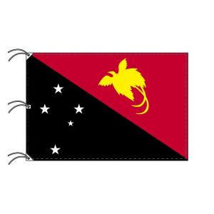 TOSPA パプアニューギニア 国旗 140×210cm テトロン製 日本製 世界の国旗シリーズ｜tospashop