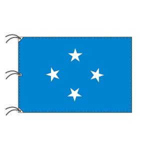 TOSPA ミクロネシア 国旗 140×210cm テトロン製 日本製 世界の国旗シリーズ｜tospashop
