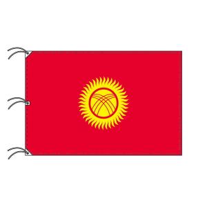TOSPA キルギス 国旗 180×270cm テトロン製 日本製 世界の国旗シリーズ｜tospashop