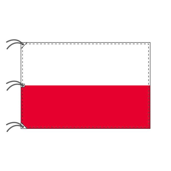 TOSPA ポーランド 国旗 180×270cm テトロン製 日本製 世界の国旗シリーズ
