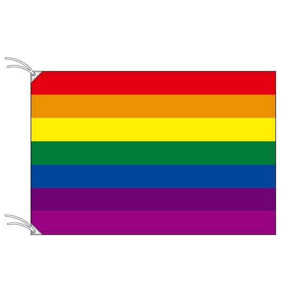 TOSPA レインボーフラッグ LGBT  旗 120×180cm テトロン製 日本製