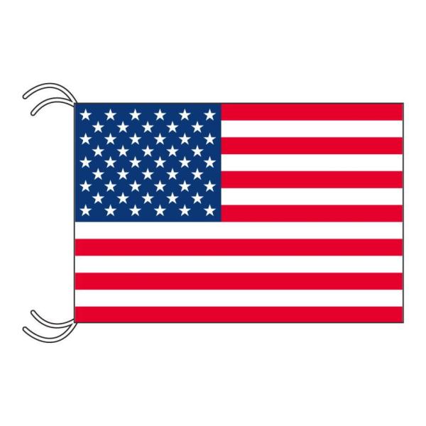 TOSPA アメリカ USA 国旗 MLサイズ 45×67.5cm テトロン製 日本製 世界の国旗シ...