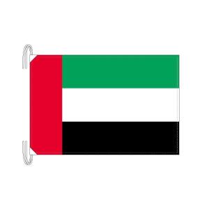TOSPA アラブ首長国連邦 UAE 国旗 Lサイズ 50×75cm テトロン製 日本製 世界の国旗シリーズ｜tospashop