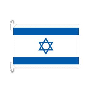 TOSPA イスラエル 国旗 Lサイズ 50×75cm テトロン製 日本製 世界の国旗シリーズ｜tospashop
