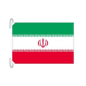 TOSPA イラン 国旗 Lサイズ 50×75cm テトロン製 日本製 世界の国旗シリーズ｜tospashop