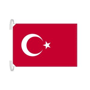 TOSPA トルコ 国旗 Lサイズ 50×75cm テトロン製 日本製 世界の国旗シリーズ｜tospashop