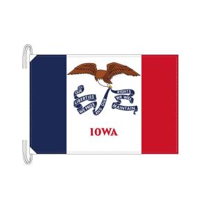 TOSPA アイオワ州旗 アメリカ合衆国の州旗 50×75cm 高級テトロン製｜tospashop