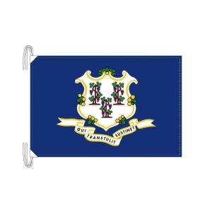 TOSPA コネチカット州旗 アメリカ合衆国の州旗 50×75cm 高級テトロン製｜tospashop