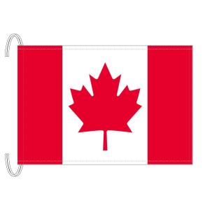 TOSPA カナダ 国旗 Mサイズ 34×50cm テトロン製 日本製 世界の国旗シリーズ｜tospashop