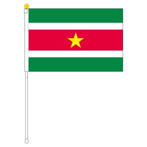 TOSPA コスタリカ 国旗 紋章入り ポータブルフラッグ 旗サイズ25×37.5